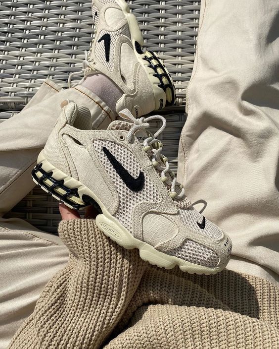 Nike x Stüssy Air Zoom Spiridon Cage 2 Fossil