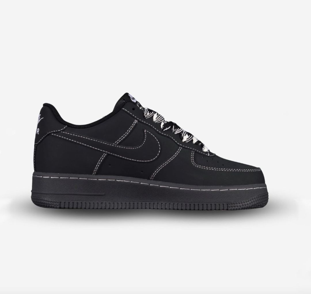Nike Air Force 1 07 Stitch Black/White