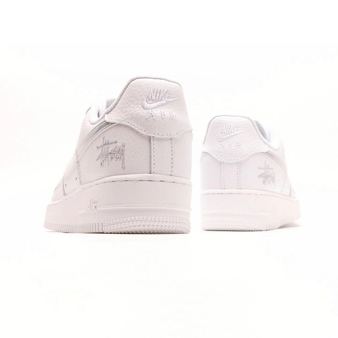 Nike Air Force 1 Low White Iridescent X Stüssy