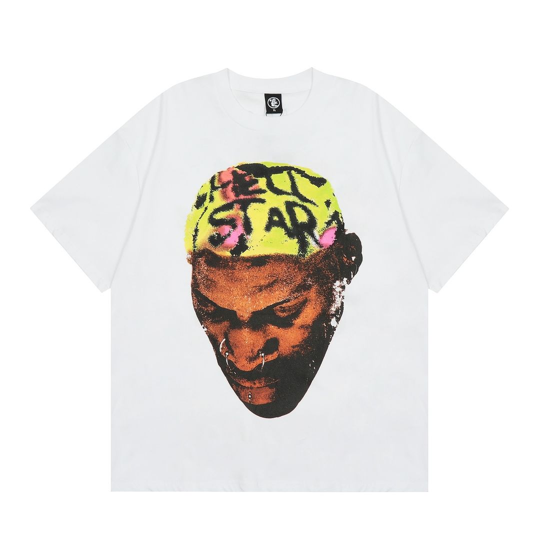 HellStar Studios Dennis Rodman Bad Boy T Shirt White