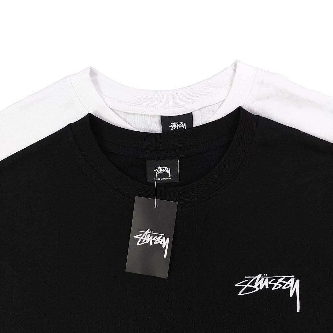 Stüssy Black New Stone Statue Tee