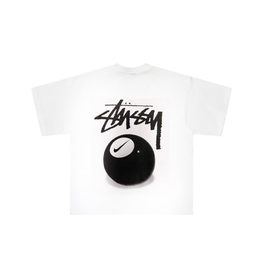 Nike x Stussy 8 Ball Tee 'White'