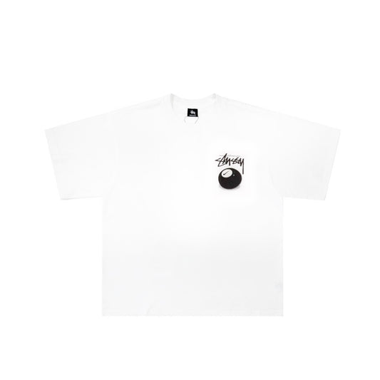 Nike x Stussy 8 Ball Tee 'White'