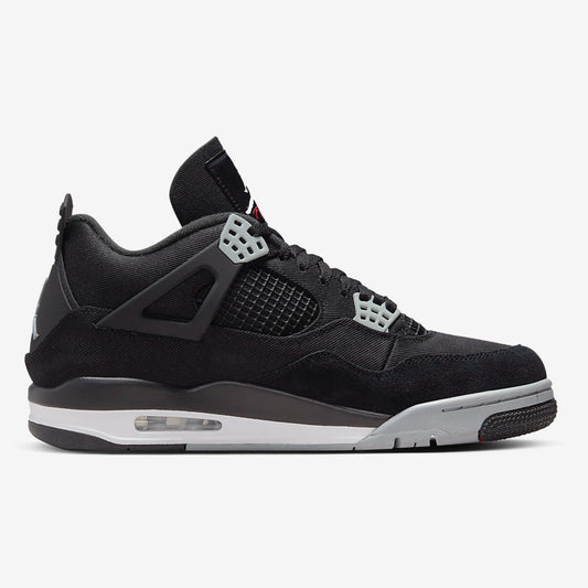 Nike Air Jordan 4 Black Canvas