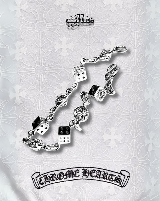Chrome Hearts Dice And Crossball Bracelet
