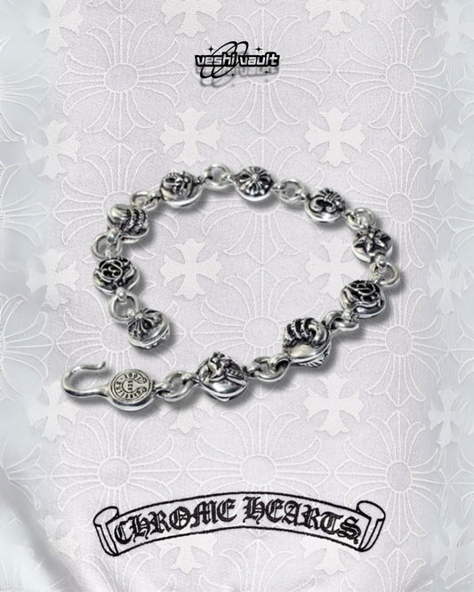 Chrome Hearts Multi Ball Bracelet Silver