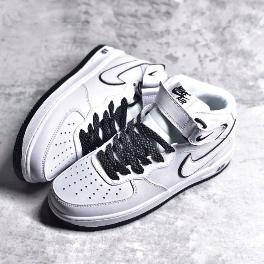 Nike Air Force 1 Mid Beige &Black