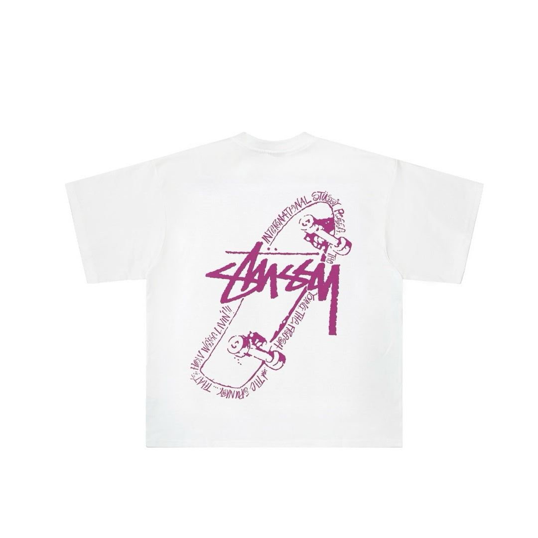 Stussy Skate Posse Pigment Tee White