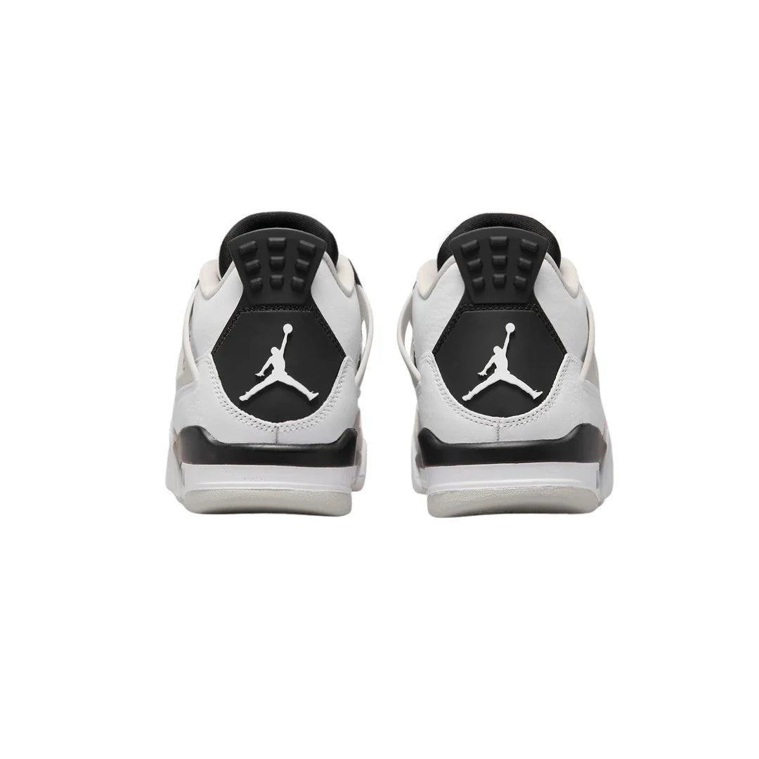 Nike Air Jordan 4 Retro GS Military Black White Black Neutral Grey