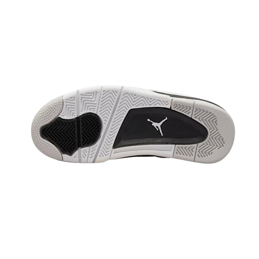 Nike Air Jordan 4 Retro GS Military Black White Black Neutral Grey
