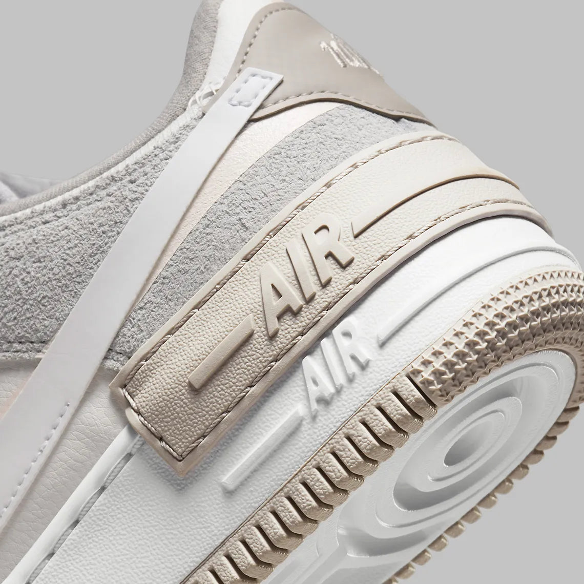 Nike Air Force 1 Shadow Grey Fleece