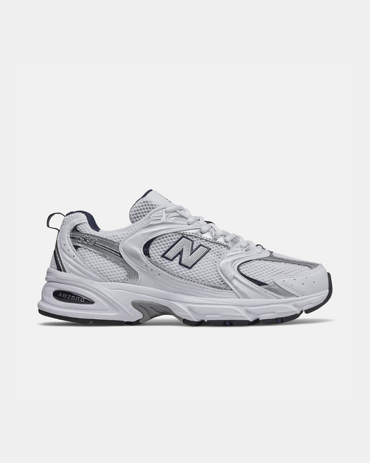 New Balance 530 White Silver Navy