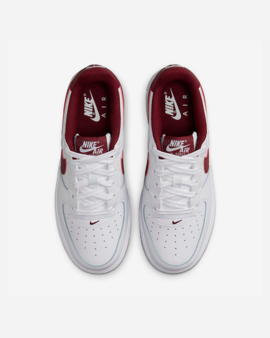 Nike Air Force 1 White Team Red