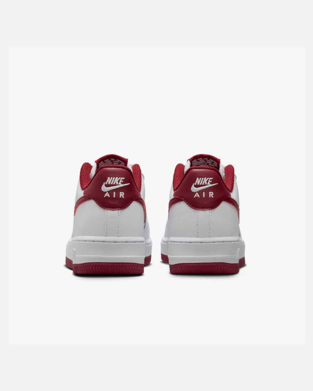 Nike Air Force 1 White Team Red