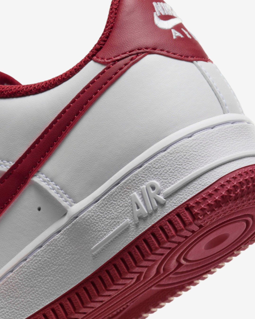 Nike Air Force 1 White Team Red