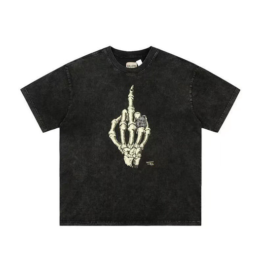 Gallery Debt Skull Hand Fuck Off Tee