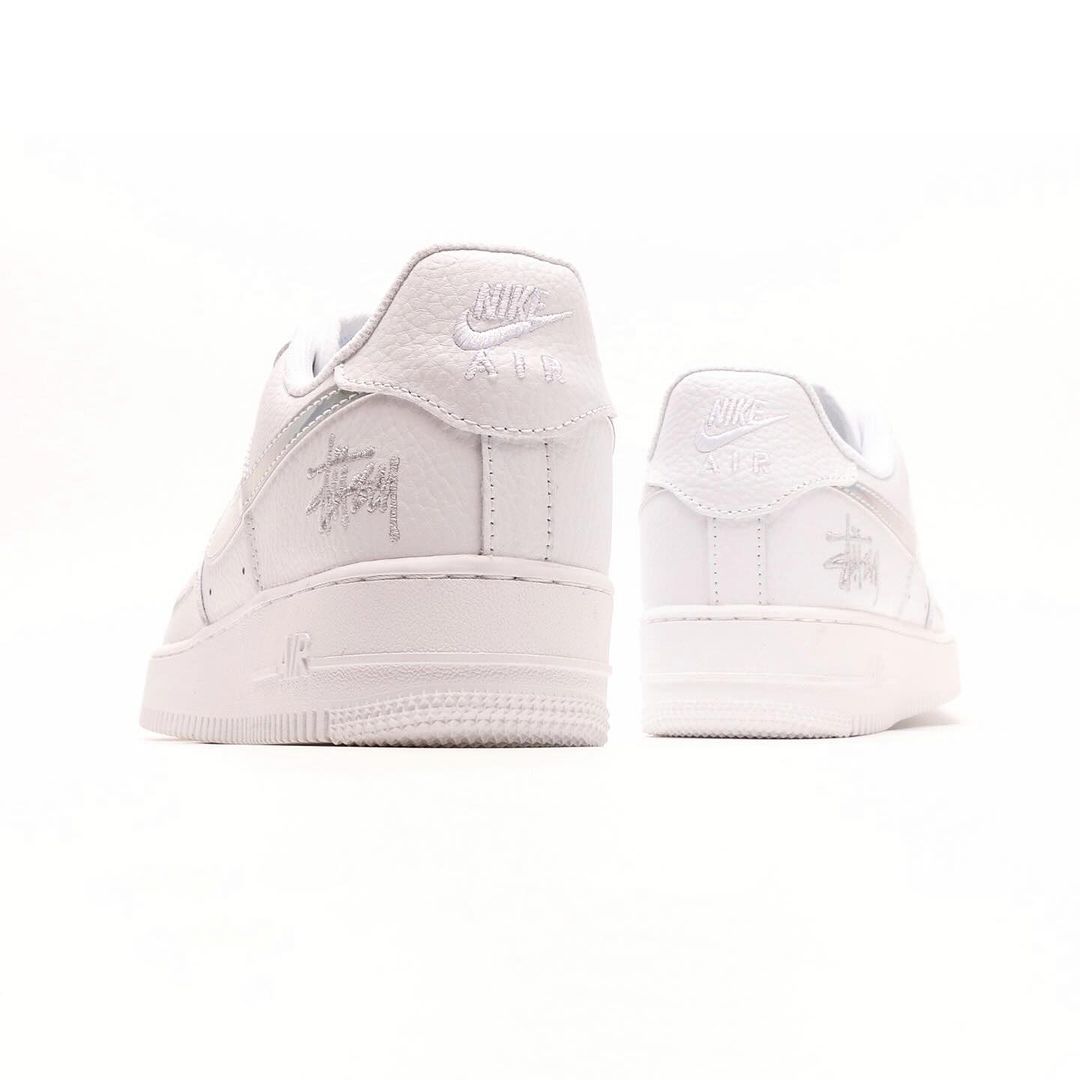 Air Force 1 Low White Iridescent X Stüssy