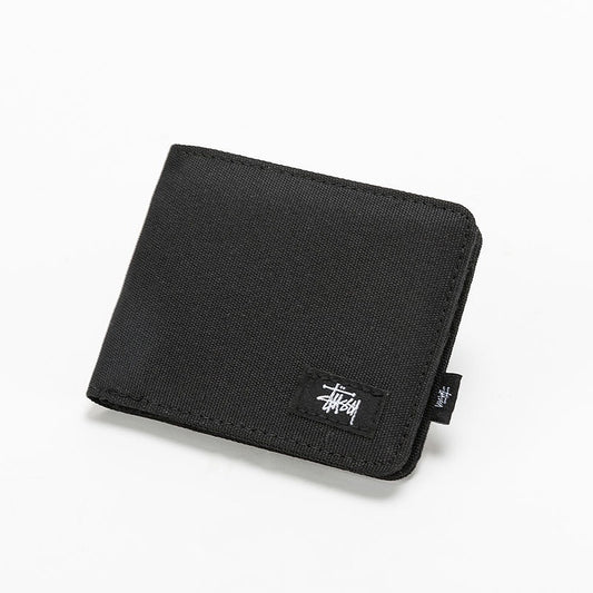 Stussy Black Canvas Wallet