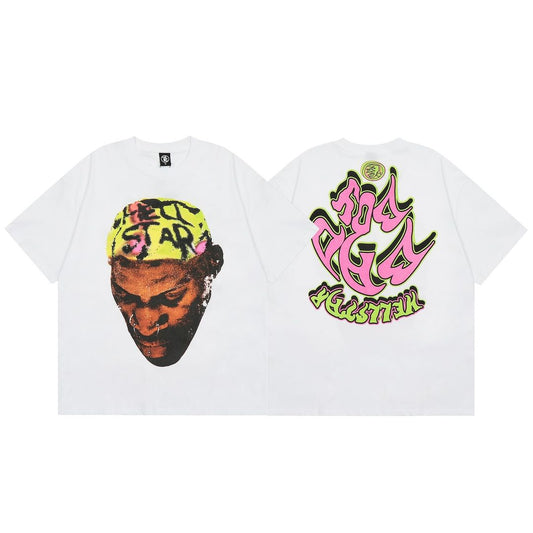 HellStar Studios Dennis Rodman Bad Boy T Shirt White