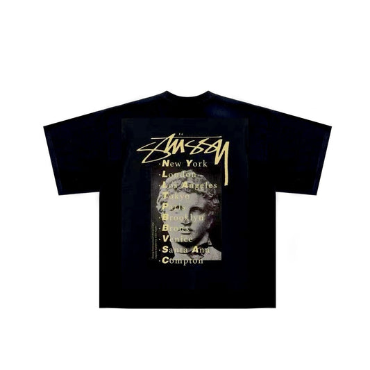 Stüssy David Statue Black Tee