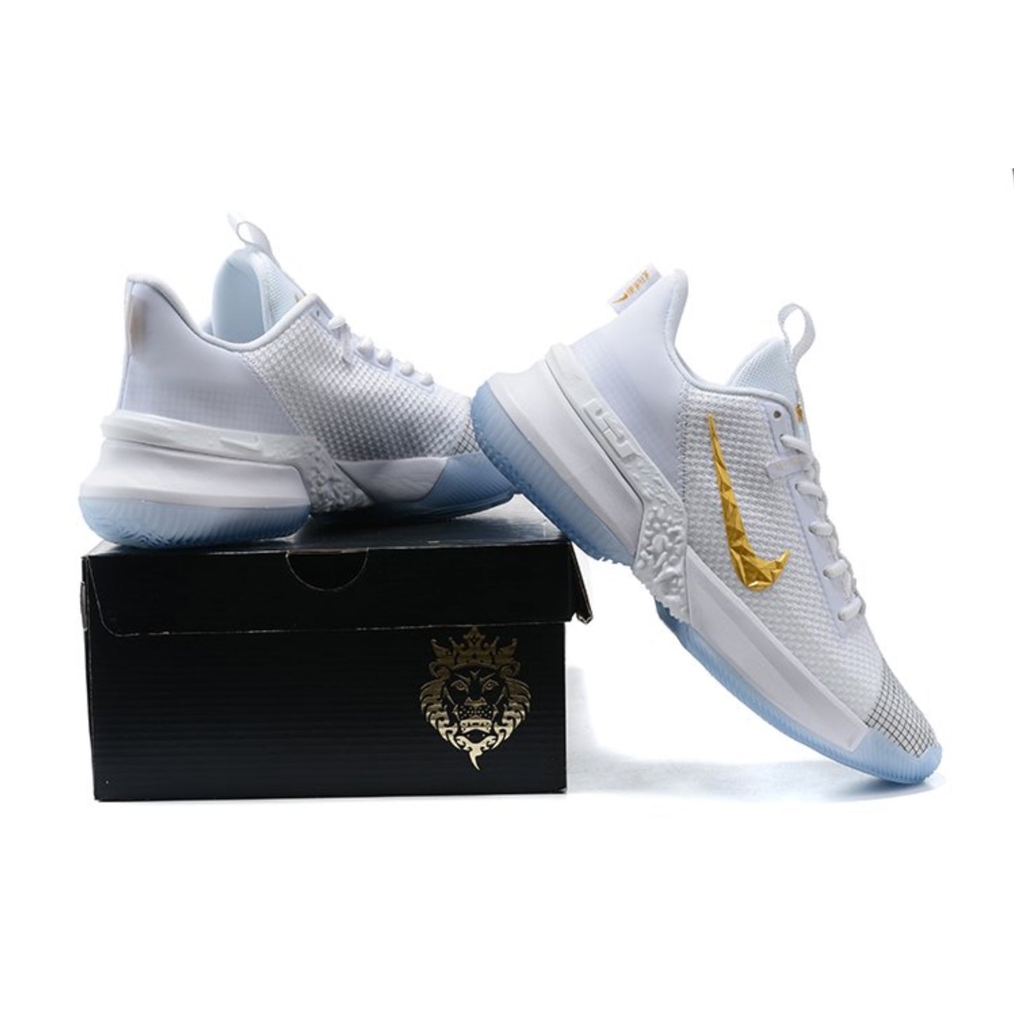 Nike LeBron Ambassador 13 White Gold