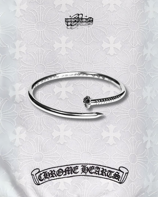 Chrome Hearts CrossBall Nail Bangle