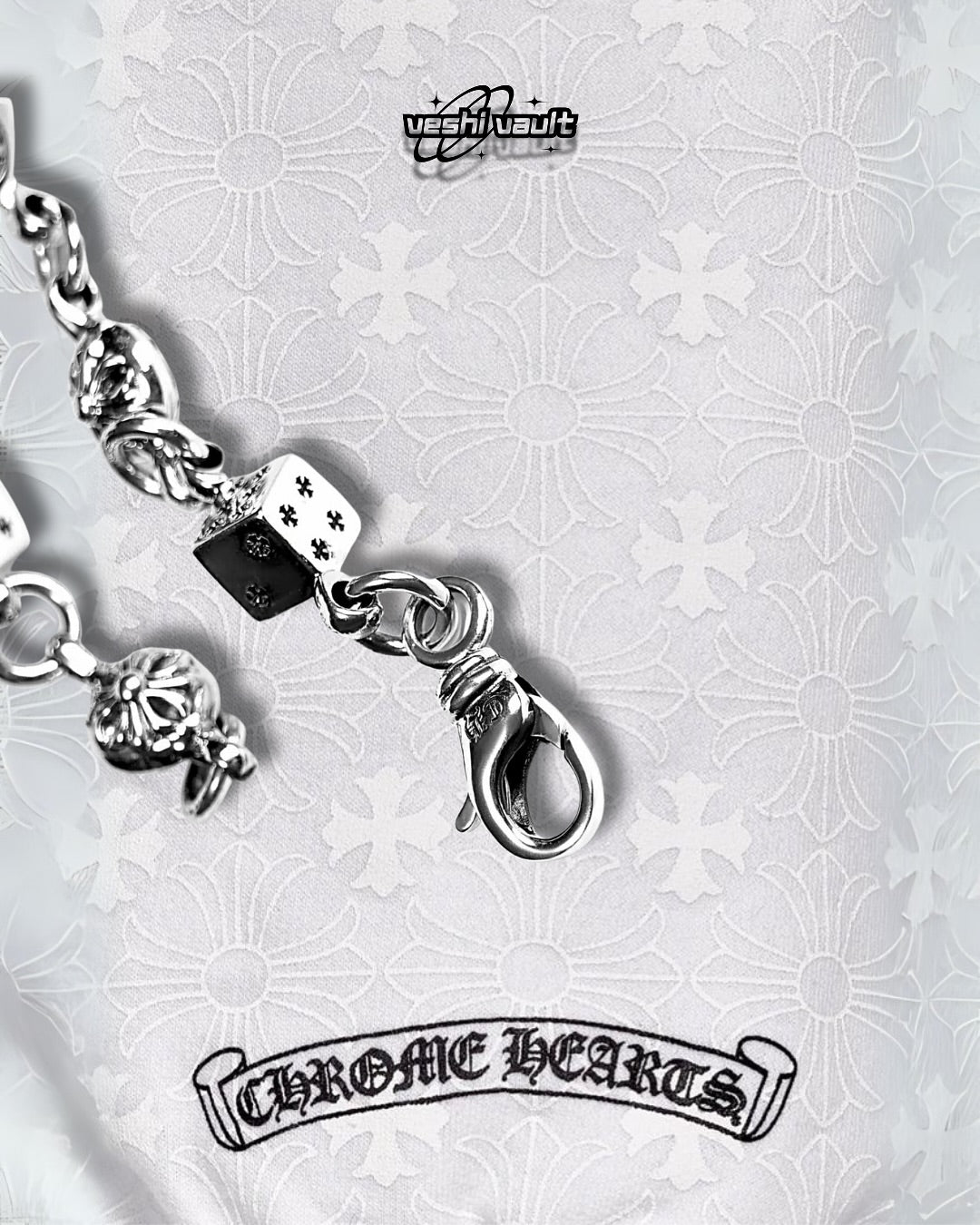 Chrome Hearts Dice And Crossball Bracelet