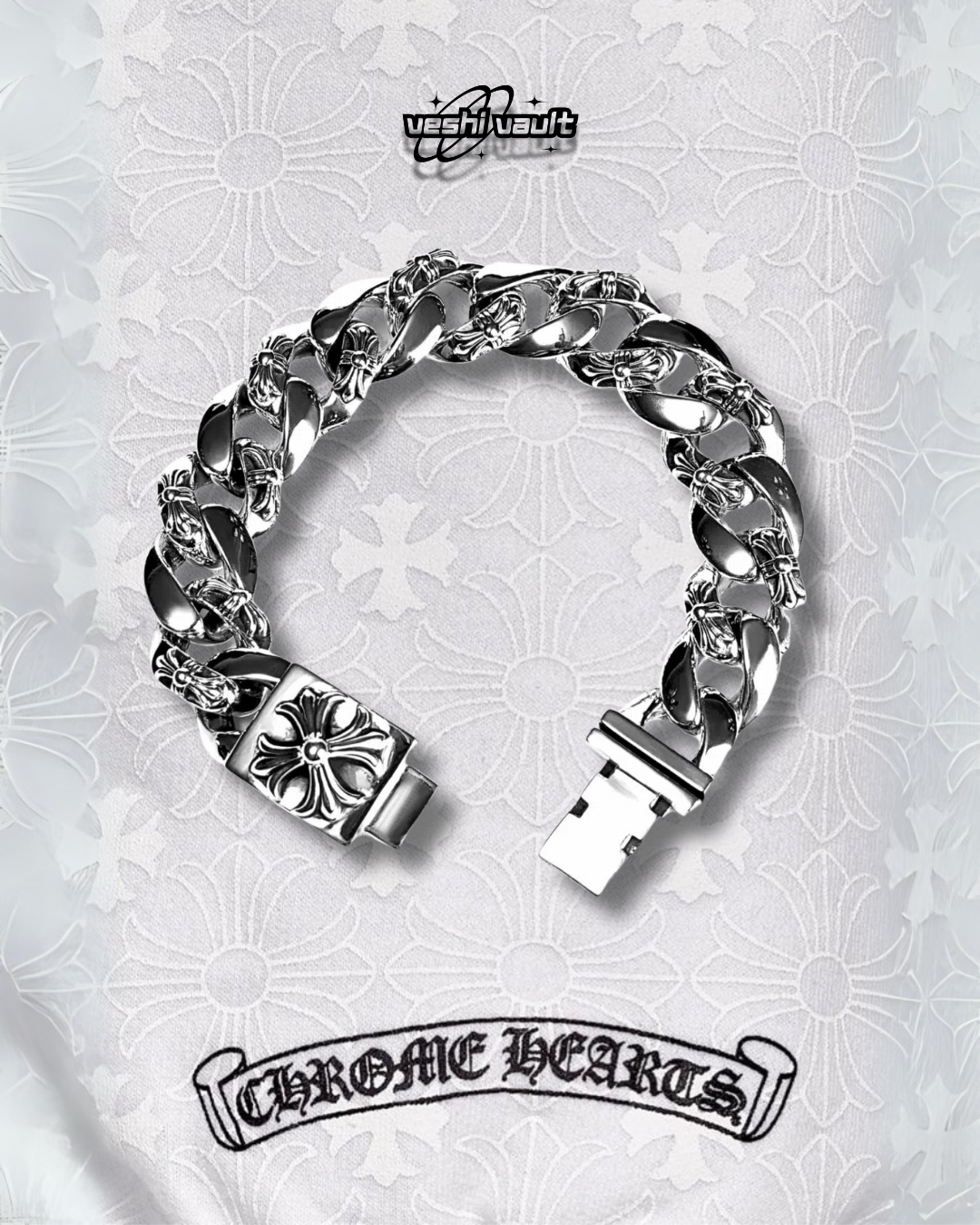 Chrome Hearts Fancy Chain Box Bracelet