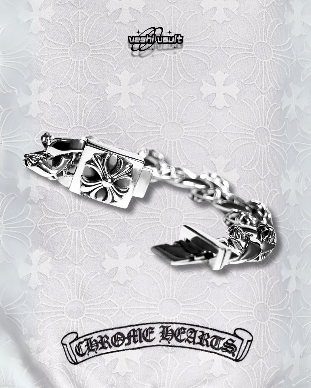 Chrome Hearts Fancy Chain Box Bracelet