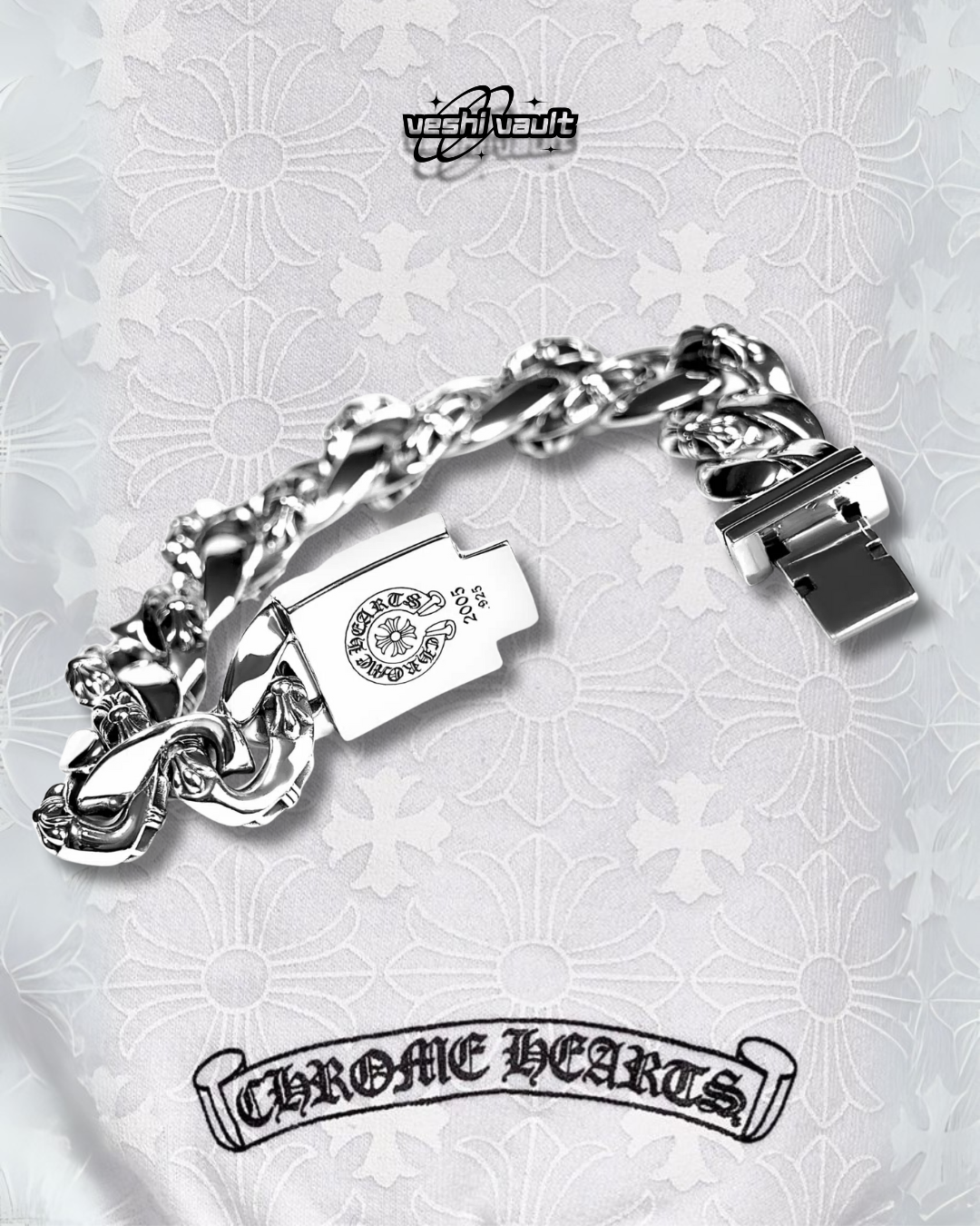 Chrome Hearts Fancy Chain Box Bracelet