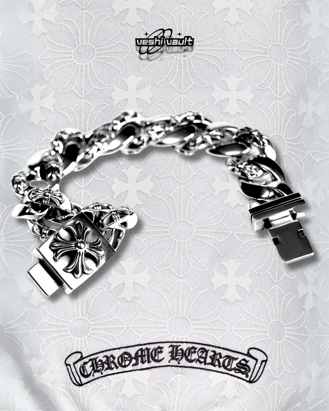 Chrome Hearts Fancy Chain Box Bracelet