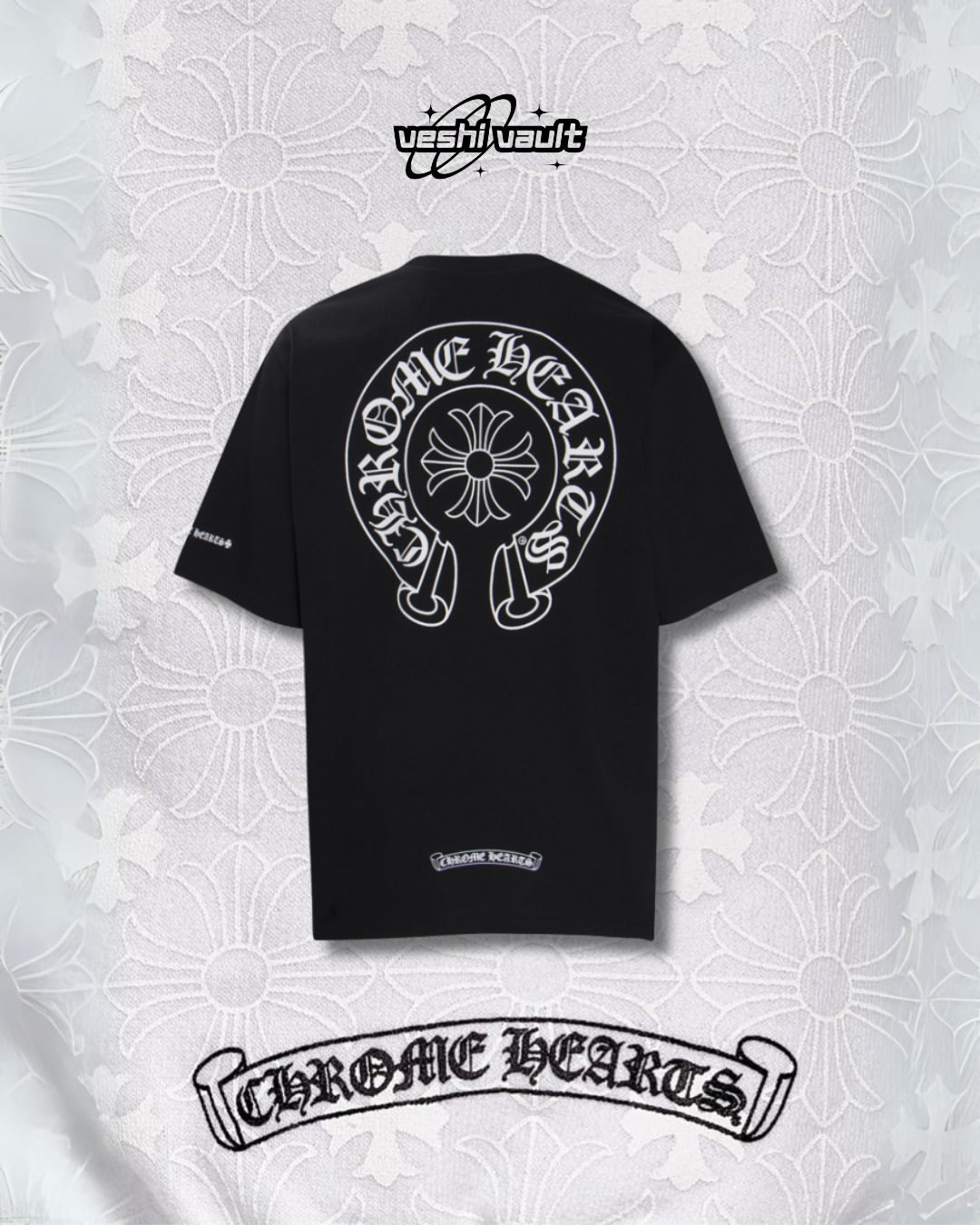 Chrome Hearts Horse Shoe Logo Pocket T-Shirt