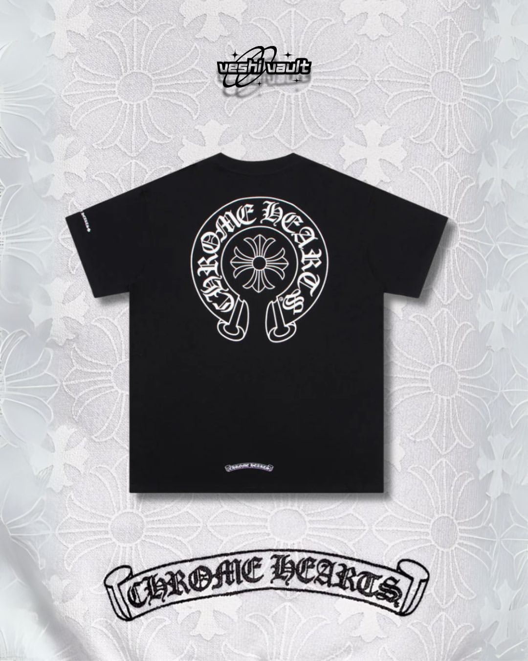 Chrome Hearts Horse Shoe Logo Pocket T-Shirt