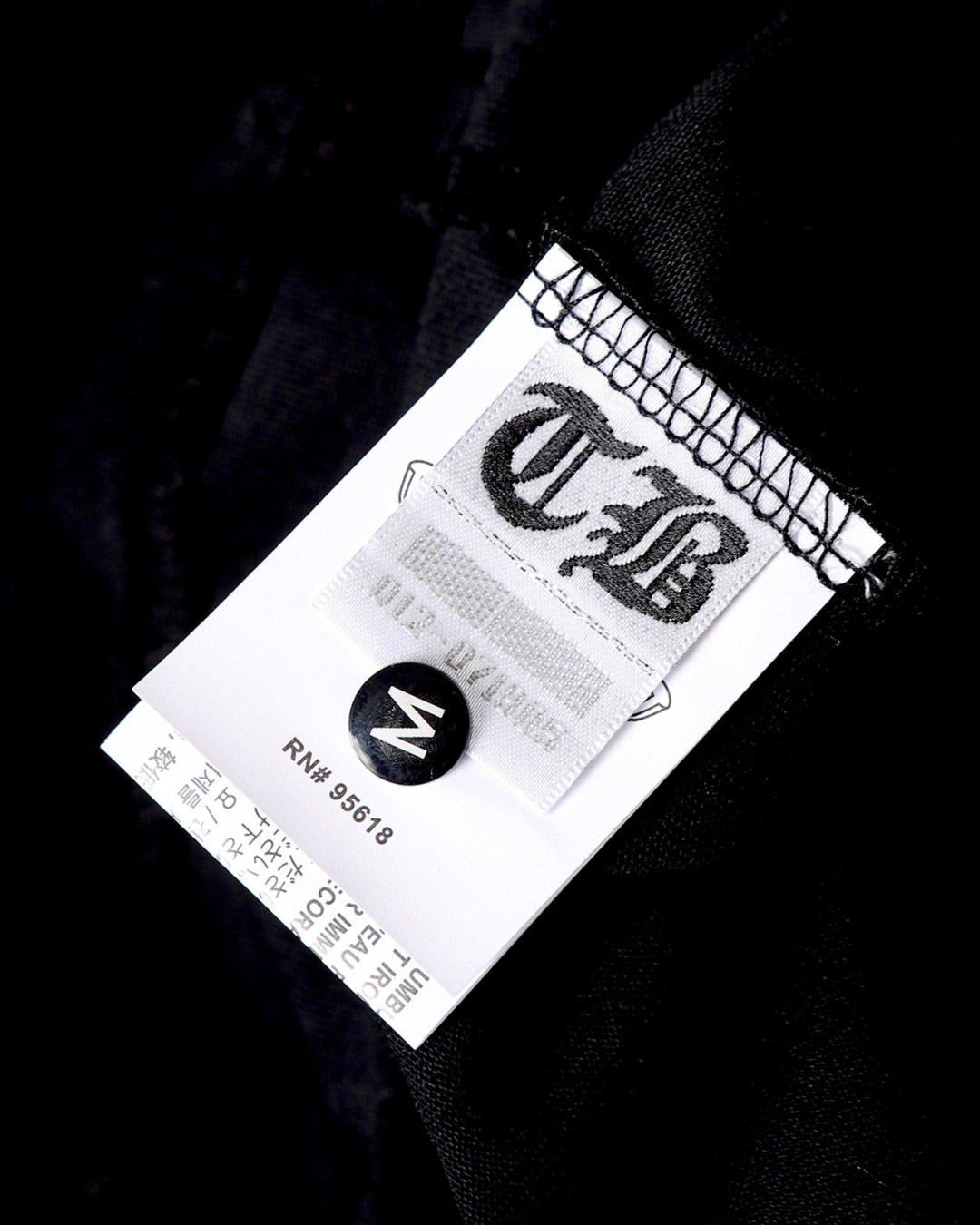 Chrome Hearts Logo Embroidered Black T-Shirt
