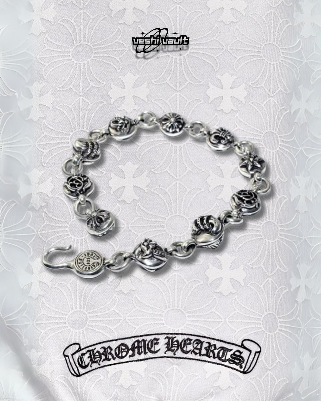 Chrome Hearts Multi Ball Bracelet Silver